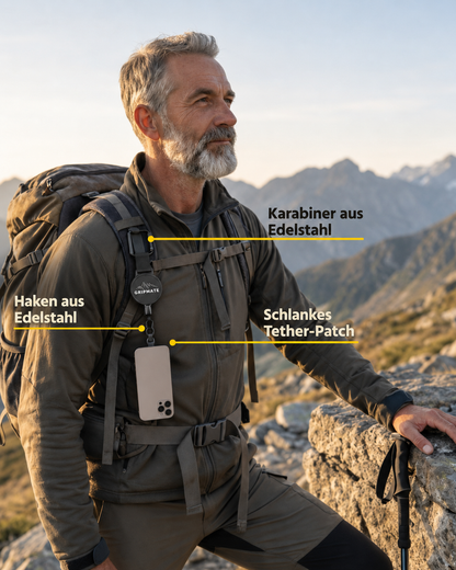 GRIPMATE™ — Telefonsicherung für Abenteurer